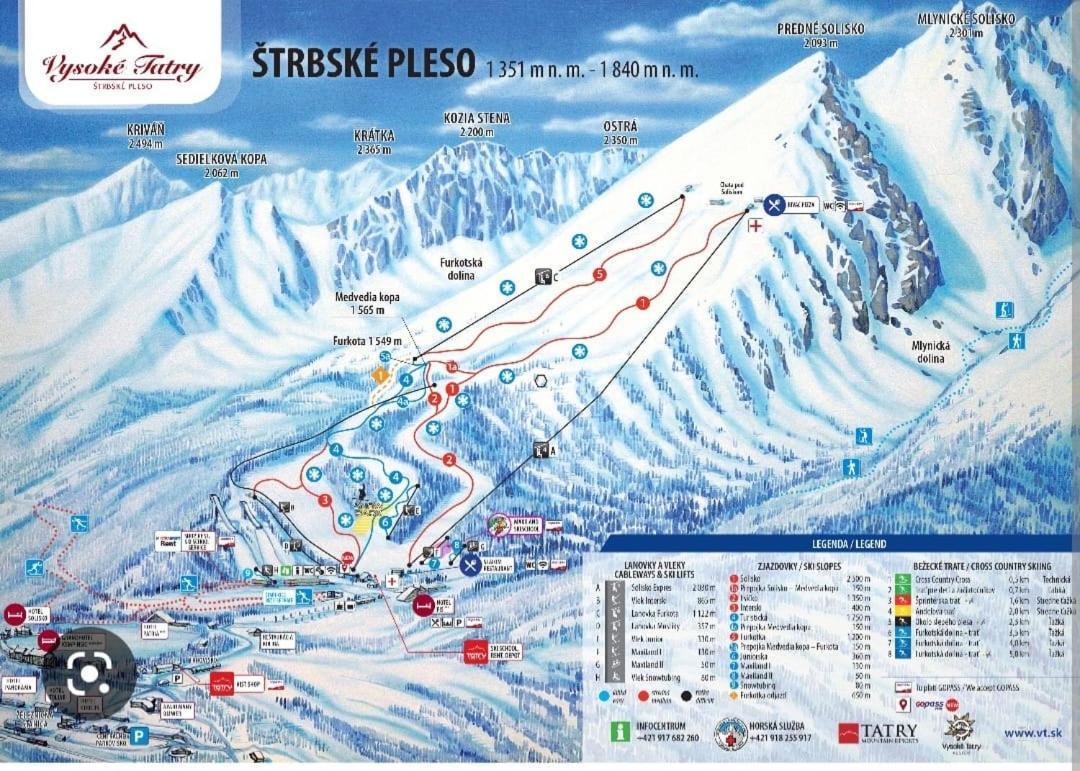 Apartment Tatry Hiking & Wellness Vel'ka Lomnica Eksteriør billede